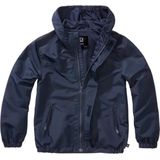 Brandit - Summer frontzip Kinder Windbreaker jacket - Kids 158/164 - Blauw