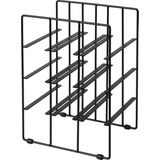 Blomus Pilare zwart wijnrek 9 flessen