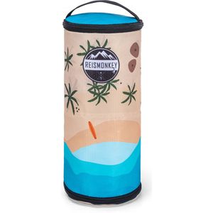 Packing cube Clean & Dirty Valley - Sokken & Ondergoed Organizer - Waszak - Verschuifbaar middenstuk - Water en vuilafstotend - Sterke ritsen
