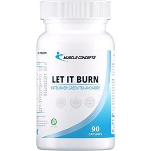 Let It Burn - Fatburner - vrouw & man - Groene Thee Extract - 90 capsules | Muscle Concepts
