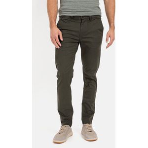 camel active - Slim Fit - Chino - Bladgroen