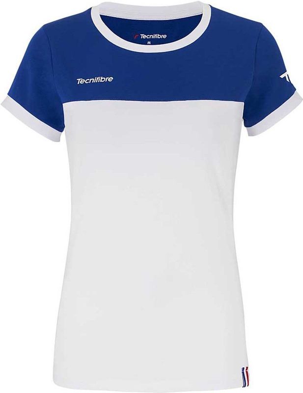 Tecnifibre F1 Stretch T-shirt Met Korte Mouwen Wit 12-14 Years Meisjes