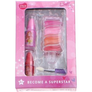 Johntoy Bella Make-up To Shine Set Ijsje 4-delig Roze