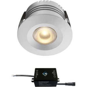 Cree LED inbouwspot Sevilla in - 3W / rond / dimbaar / 230V / IP44 / downlights / plafondspots / spotjes / inbouwspots / badkamer / woonkamer / keuken / spotlight / warmwit