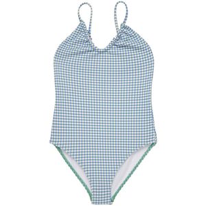 Roxy Gingham Rg Zwemkleding Blauw 14 Years Meisjes