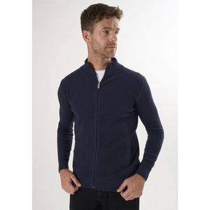 Felix Hardy Vest Met Rits - Cardigan - 100% Katoen Heren Navy - L