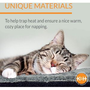 Zelfverwarmende huisdier pad thermische kat en hond bed mat havermout/chocolade 21 x 17 inch