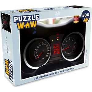 Puzzel Dashboard met een led-scherm - Legpuzzel - Puzzel 500 stukjes