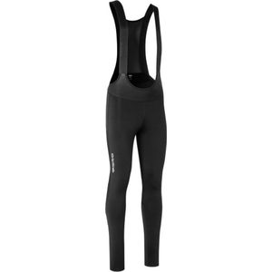 Gripgrab Fietsbroek thermo zonder zeem waterproof Heren Zwart - PACR Water-Resistant Bib Tights No Pad - M