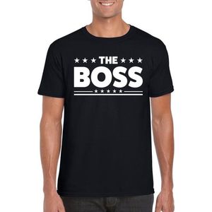 The boss heren shirt zwart - Heren feest t-shirts M