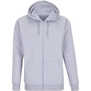 SOL'S Unisex Full-Zip Hoodie Carter L03812 - Grey Melange - L
