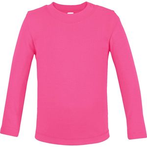 Link Kids Wear baby T-shirt met lange mouw - Cherry - Maat 62/68