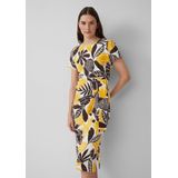 s.Oliver - Midi-Jersey Jurk - Met Geknoopt Detail