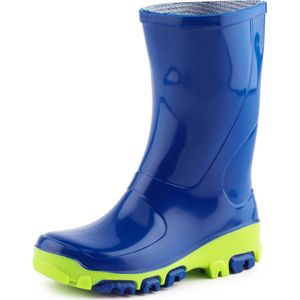 Ladeheid Kinder Regenlaarzen - Waterdichte voor Jongens en Meisjes - PVC - LA-RB-481 - Kornblume Aquamarin-2 - 21/22