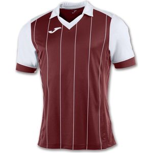 Joma Grada Shirt Korte Mouw - Bordeaux / Wit | Maat: XL