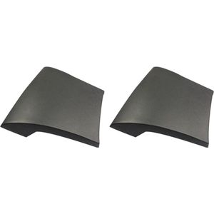 Saniclass Deluxe badkussen 37x34cm groot model zwart 2 stuks