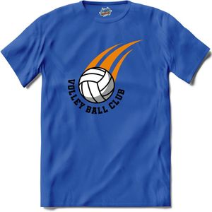 Volleybal club sport - T-Shirt - Dames - Royal Blue - Maat XL