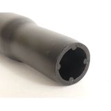 Zadelpen kaars Edge ø27,2mm / 300mm aluminium - zwart