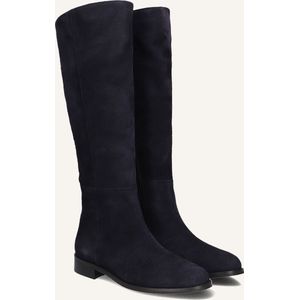 Notre-V - 3496 - Laarzen - Blauw - Suède - Dames