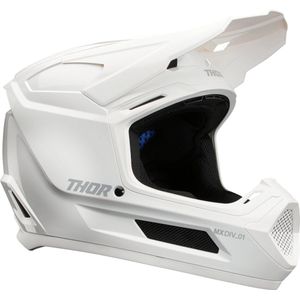 Thor Fleet Whiteout Wit Crosshelm - Maat XXL - Helm