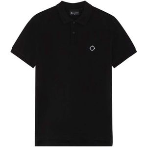 MA Strum SS pique polo - jet black