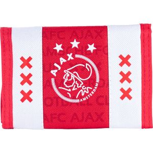 Ajax-portemonnee wit-rood-wit Ajax-logo