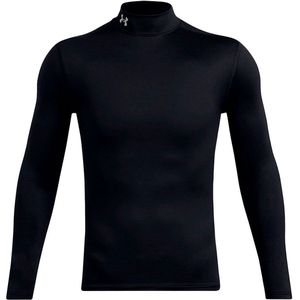 Under Armour - Coldgear Elite Mock T-shirt - Zwart - Lange Mouwen
