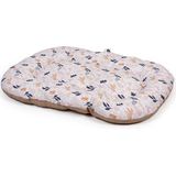 Duvoplus - Dierenkussen - Hond - Ovaal Kussen Doorstikt Breezy 71x52x7,5cm Wit - 1st