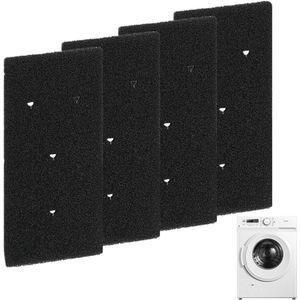 4 stuks droogfilters vervanging voor Bauknecht Privileg Whirlpool en Beko droger sponsfilter filtermat condensdroger 230 x 115 x 14 mm
