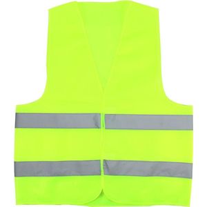 Reflecterend Fluorescerend Vest XXL Safty Doek Rijschool Bouw Verkeersveiligheid Waarschuwing Werkende doek-