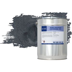 Wixx Houtolie Universeel UV+ - 10L - Zwart