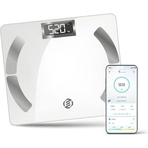 Equivera Personenweegschaal Beste Koop - Digitale Weegschaal - Lichaamsanalyse