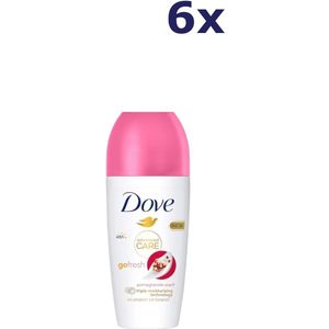 Dove Go Fresh Deo Roller Pomegranate - 6 x 50 ml