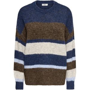 Jacqueline de Yong Trui Jdyzoey Life On Colorblock Pull 15359620 Total Eclipse/shitake/b Dames Maat - XXL
