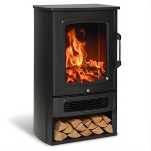 Elektrische kachel - Haard - Openhaard - Sfeerhaard - Electrische verwarming - 2000 W - Zwart