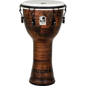 Toca Percussion Freestyle II Djembe TF2DM-12SC 12"", Key, Spun Copper - Djembe