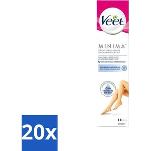 Veet Ontharingscrème Minima Gevoelige Huid 200 ml - Bulkverpakking - 20 stuks