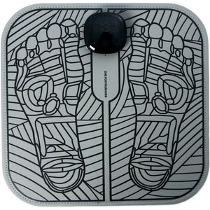 Voetmassage - Voetmassage apparaat - Voetmassage apparaat bloedsomloop - Elektrische voetmassager met 8 standen - 19 niveaus - Draagbare USB-massagemat - Bevordert de bloedsomloop - Vermindert spierpijn - Grijs