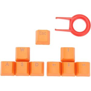 Oranje Backlit Keycaps Set voor Mechanische Toetsenborden - 9 PBT Toetsen