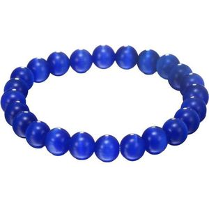 Fako Bijoux - Armband - Cat's Eye - Kattenoog - Blauw