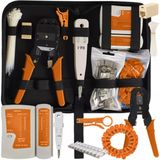 Bigstren - RJ45 Netwerkset - 145-delig - Crimper & Tester