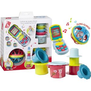 Sophie de giraf Early Learning Toys Set - Cadeauset - Speelset - Baby speelgoed - 3 Speeltjes - Vanaf 3 maanden