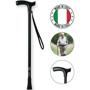 MQ - Perfect Wandelstok Deluxe - Zwart - Aluminium - Ergonomisch Handvat