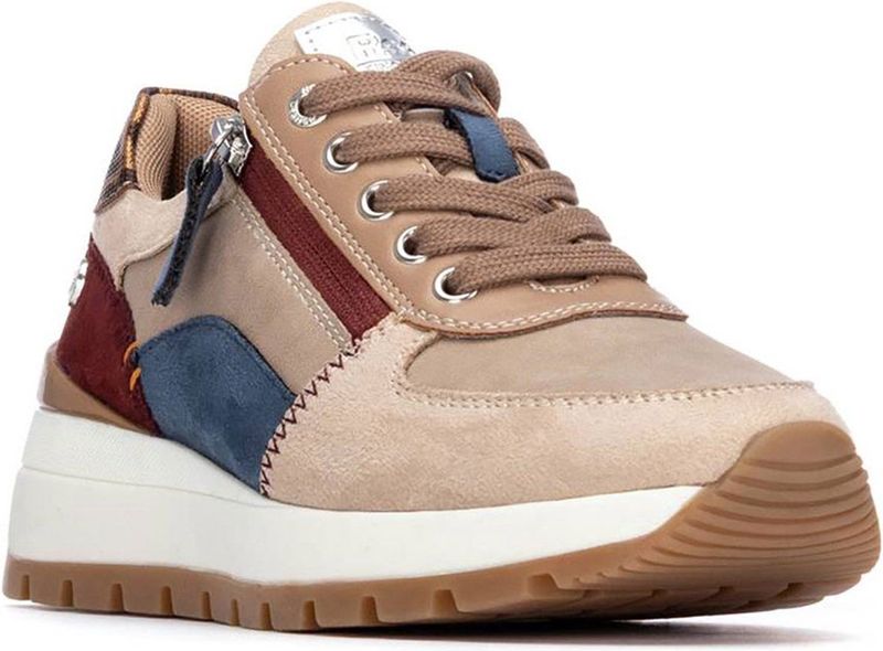 Refresh - 17324301 - Casual Schoenen - Beige - Plat - Ritssluiting