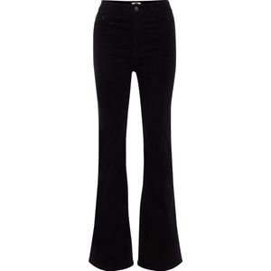 WE Fashion Dames flared broek van corduroy