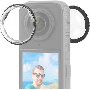 Voor Insta360 X4 PULUZ Rotation PC Lens Guard beschermhoes