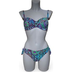 Cyell Bali Love - bikini set - multicolor - Maat Top 36E / 70E + Slip Maat 38