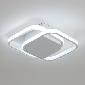 Delaveek-Creatieve Vierkante Led Plafondlamp - 24W 2200LM- 6000K Koud Wit - Acryl