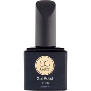 Gelzz Gellak - Gel Nagellak - kleur Soft Yellow Blossom G105 - GeelOranje - Dekkende kleur - 10ml - Vegan