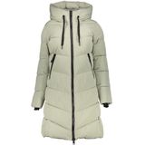 Geisha - Jas Lang - Groen - Dames - Donsjack met Capuchon